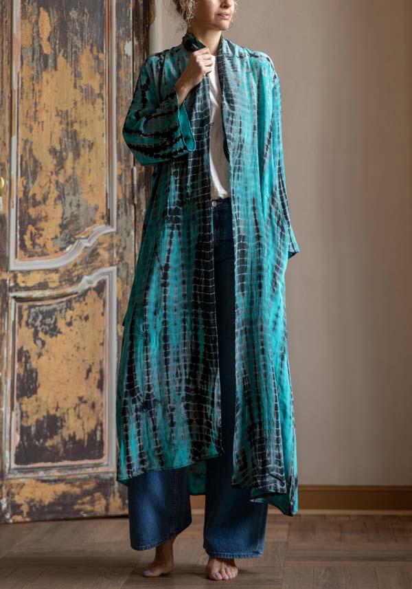 Rose & Lini OBIDI PATTERNED SILK “AMBER DRESS” TIFFANY Sostegno trimestrale