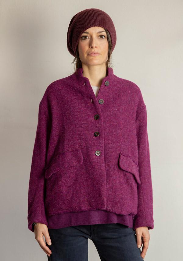 Rose & Lini HANNOH WOOL “VESTIA” MULBERRY JACKET Solo un giorno rimasto