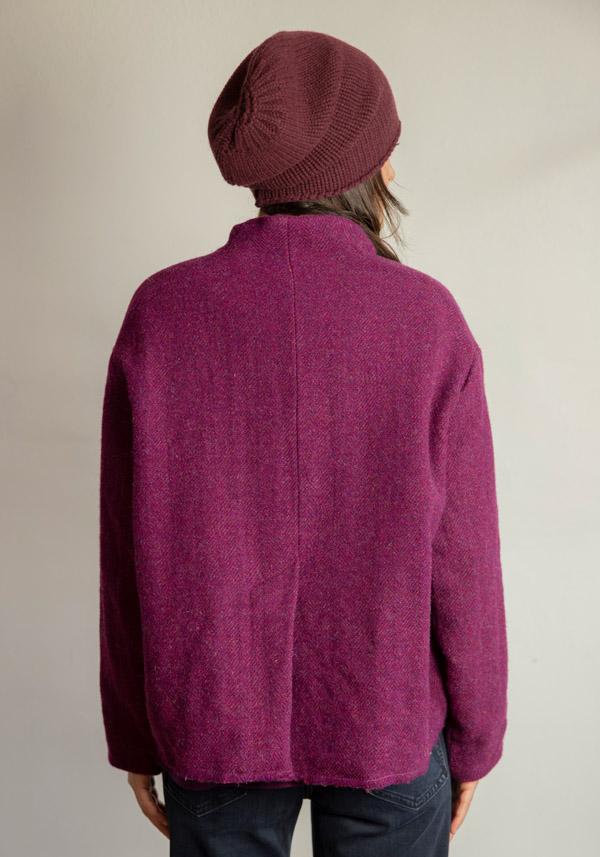 Rose & Lini HANNOH WOOL “VESTIA” MULBERRY JACKET Solo un giorno rimasto