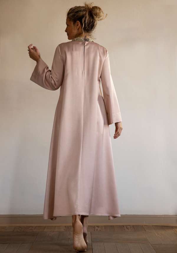 Rose & Lini CO.GO LONG SLEEVED MAXI “DRESS 255” PINK Duty-free