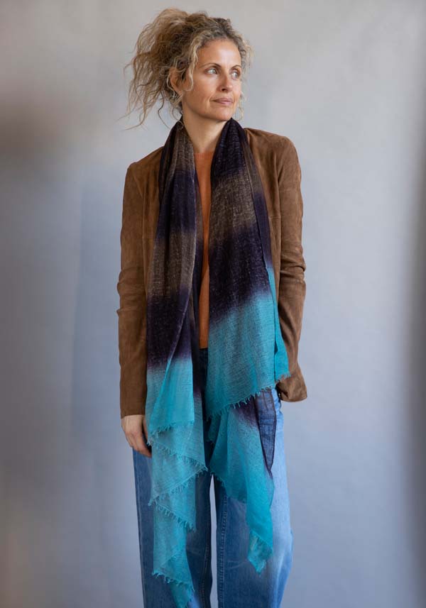 Rose & Lini GIORGIO BRATO SUEDE LEATHER “BLAZER” MUD Italy