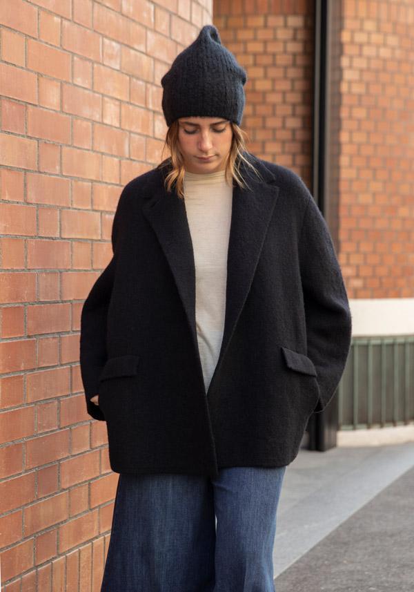 Rose & Lini BOBOUTIC WOOL JACKET “4765” BLACK Shopping Online