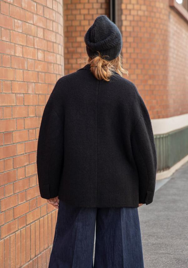 Rose & Lini BOBOUTIC WOOL JACKET “4765” BLACK Shopping Online