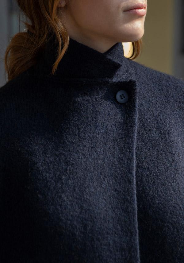 Rose & Lini BOBOUTIC WOOL JACKET “4765” NAVY Prezzo Ridotto