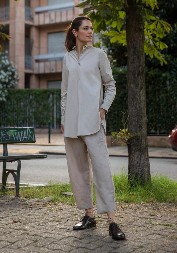 Rose & Lini APUNTOB WOOL “PANT 540” SAND Sconto