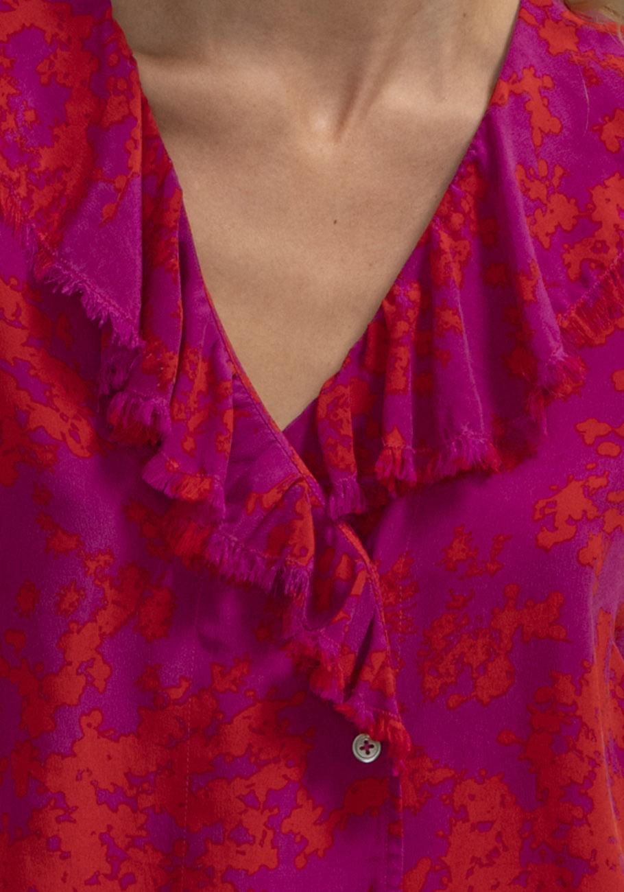 Rose & Lini AN AN LONDREE SILK “PLAY BLOUSE” PINK Offerta