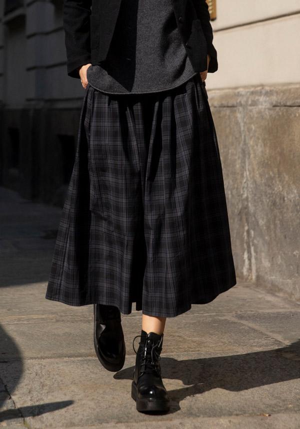 Rose & Lini APUNTOB COTTON “SKIRT 1883” ASPHALT GREY Economico