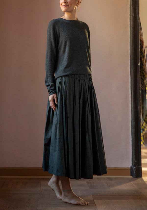 Rose & Lini APUNTOB SILK & CASHMERE “PULL 1889” FOREST GREEN Online