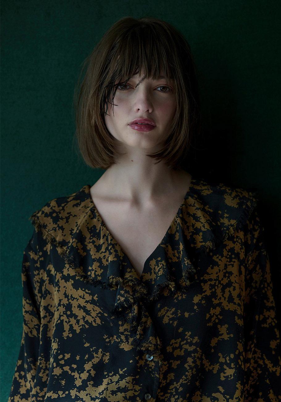 Rose & Lini AN AN LONDREE SILK “PLAY BLOUSE” BLACK Negozio