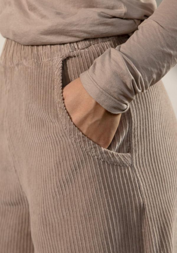 Rose & Lini BARBARA TANI COTTON “PANTS 457 V03” CORDUROY PETALO In Saldo
