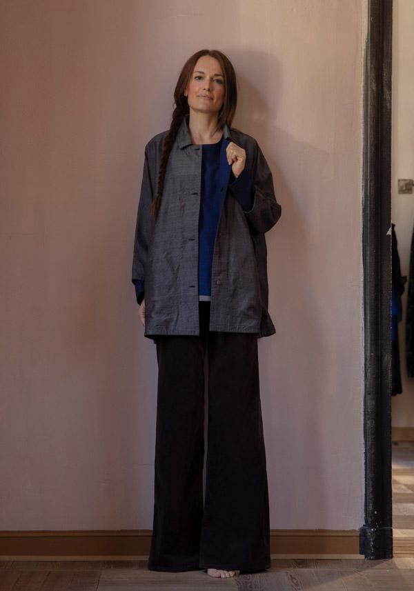 Rose & Lini AODRESS REVERSIBLE WOOL “COAT 15” RAAT BROWN Sconto di tempo limitato