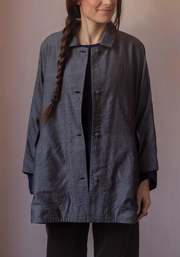 Rose & Lini AODRESS REVERSIBLE WOOL “COAT 15” RAAT BROWN Sconto di tempo limitato