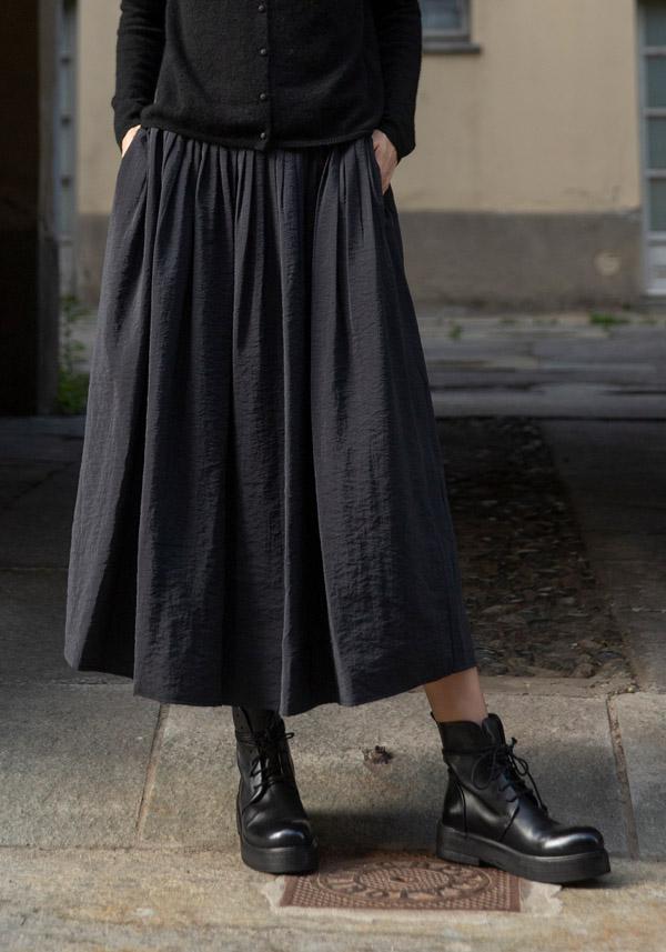 Rose & Lini APUNTOB SILK “SKIRT 1883” BLACK Cyber Monday