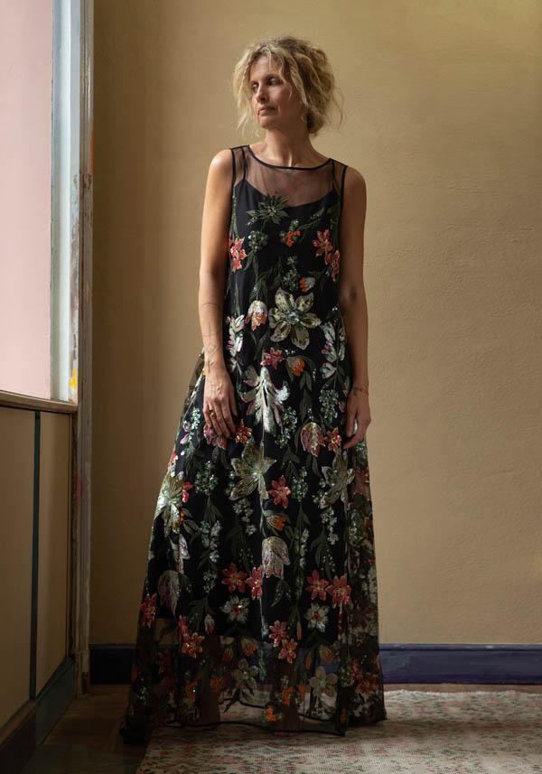 Rose & Lini CO.GO “DRESS VV282” BLACK Latest fashion