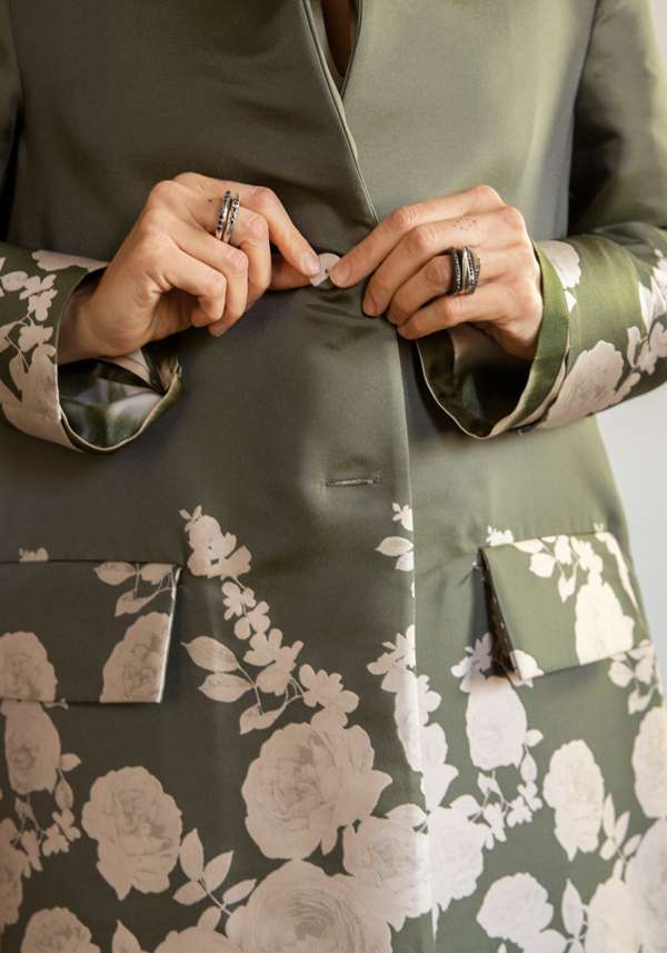 Rose & Lini CO.GO PATTERNED “COAT 274” MILITARY Offerta temporanea