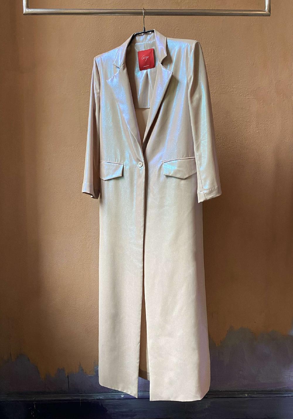 Rose & Lini CO.GO SATIN “DUST COAT 11101” Offerte esclusive