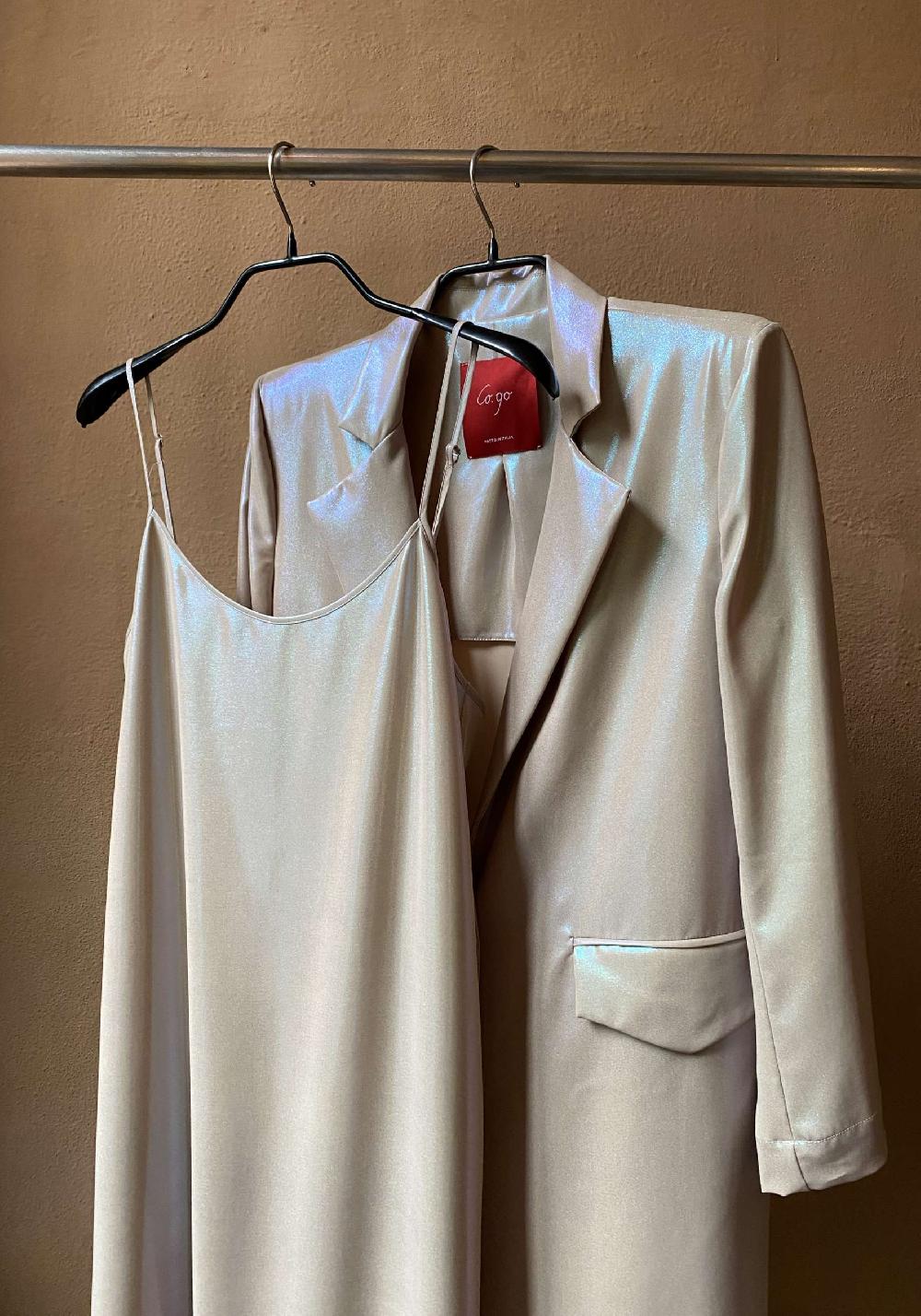 Rose & Lini CO.GO SATIN “SLIP DRESS 282” Lightning offer