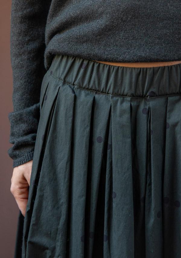 Rose & Lini APUNTOB COTTON “SKIRT 1900” FOREST GREEN Ultimi tre giorni