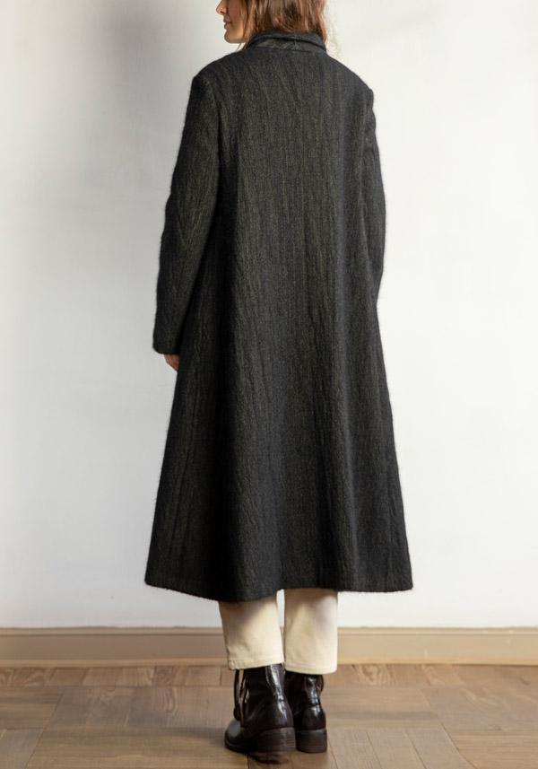 Rose & Lini APUNTOB WOOL & ANGORA “COAT 1812” FOREST ACQUISTA ORA