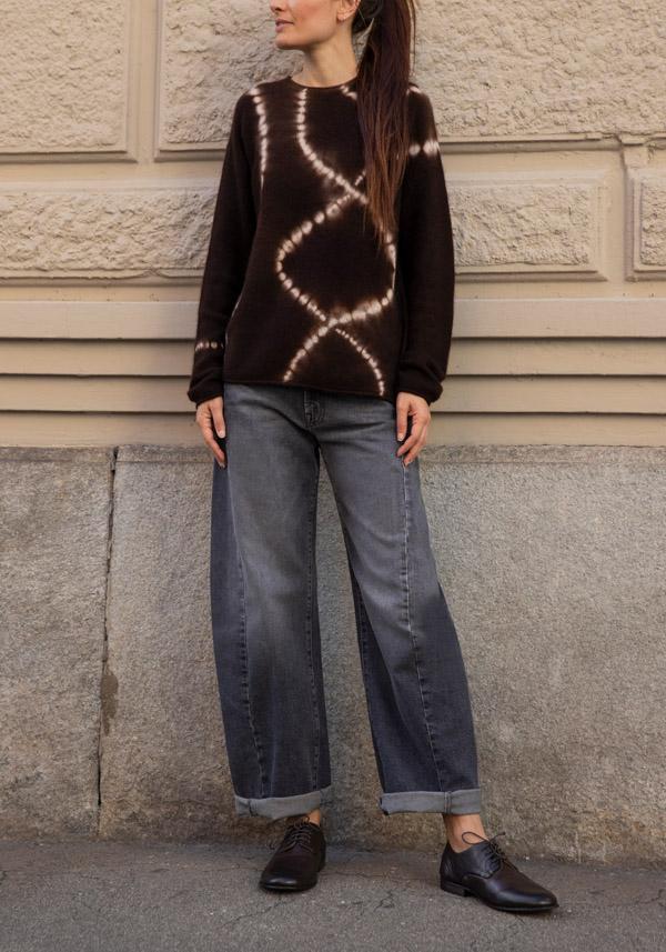 Rose & Lini MOTHER DENIM “THE HALF PIPE FLOOD” STONE JEANS Sostegno trimestrale