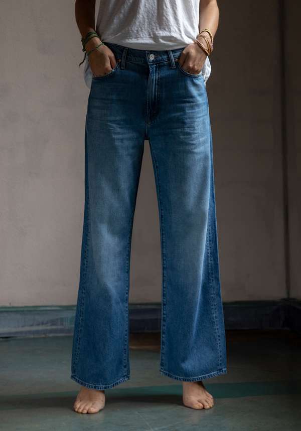 Rose & Lini MOTHER DENIM “THE DODGER ANKLE” BLUE JEANS 50% di sconto con spedizione gratuita