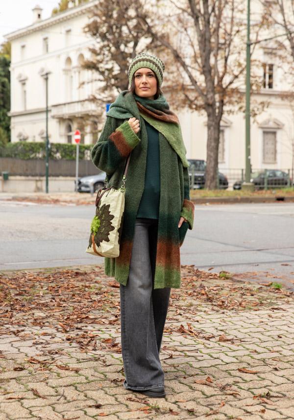 Rose & Lini MAJESTIC CASHMERE “COL BATEAU 607” FOREST GREEN SWEATER Duty-free