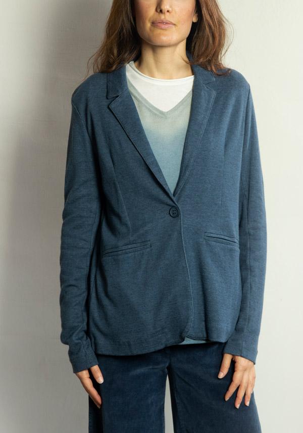 Rose & Lini MAJESTIC COTTON & CASHMERE “VESTE 167” ENCRE JACKET 50% di sconto per tempo limitato