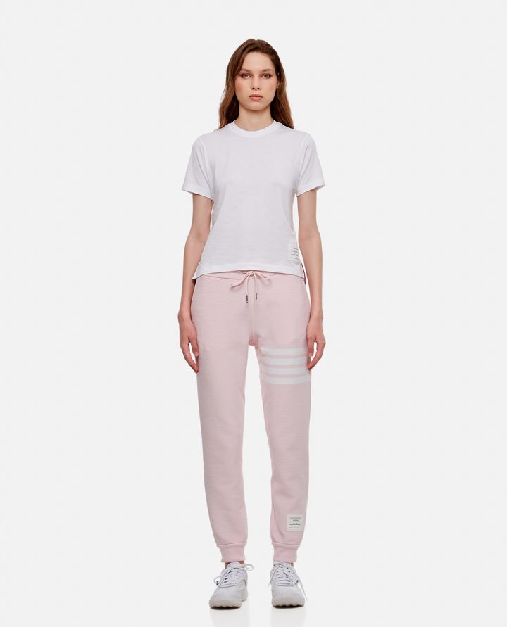 Biffi PANTALONI SUDATORI A RIB OTTOMANO ROSA CHIARO 4-BAR Online