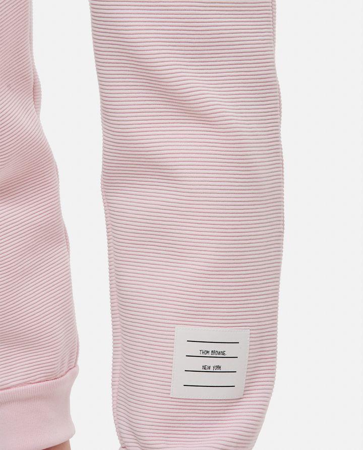 Biffi PANTALONI SUDATORI A RIB OTTOMANO ROSA CHIARO 4-BAR Online