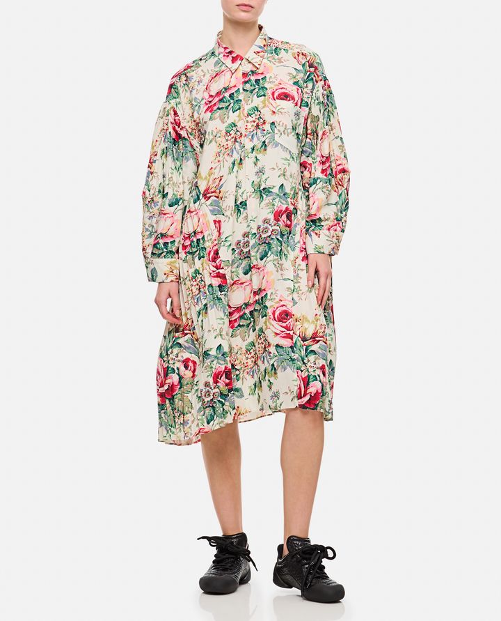 Biffi FLOWER PATTERN PRINTED SHIRT DRESS Outlet