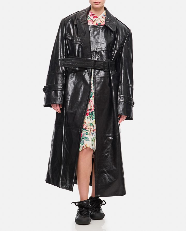 Biffi ALFEO TRENCH IN PELLE Vendita Economica