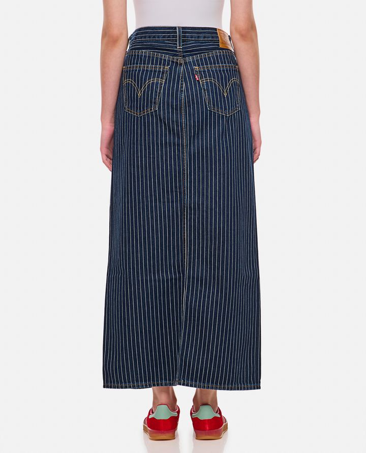 Biffi GONNA MIDI DENIM A RIGHE 2025