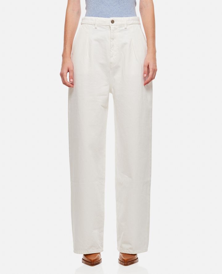 Biffi PANTALONI IN DENIM A GAMBA LARGA Sottocosto