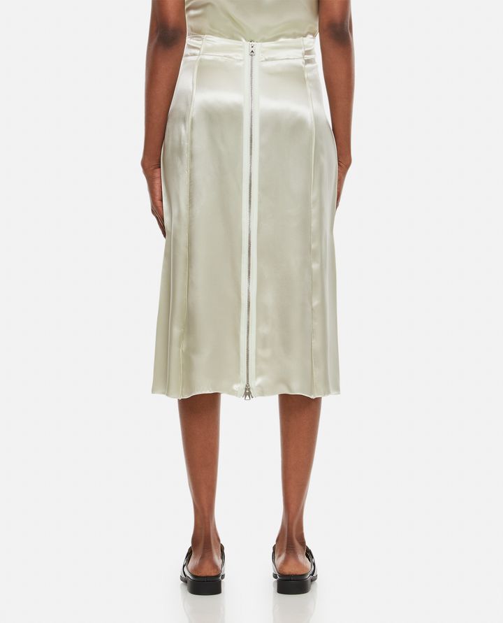Biffi FLUID SATIN MIDI SKIRT In Linea