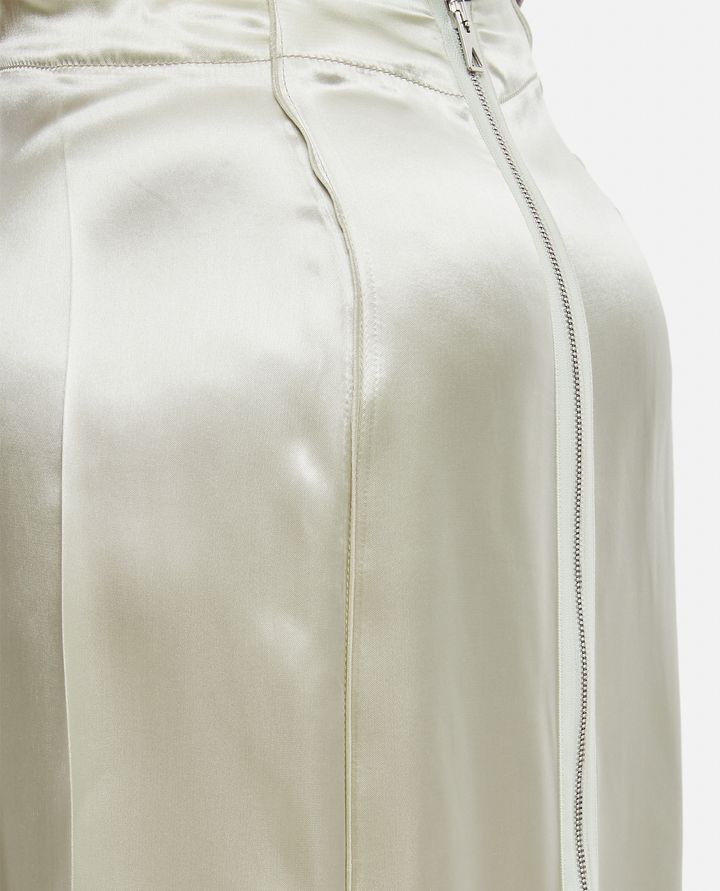 Biffi FLUID SATIN MIDI SKIRT In Linea