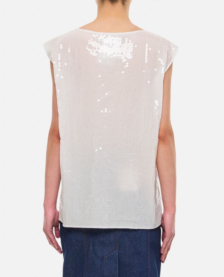 Biffi TOP CON PAILLETTES RICAMATE Offerta migliore