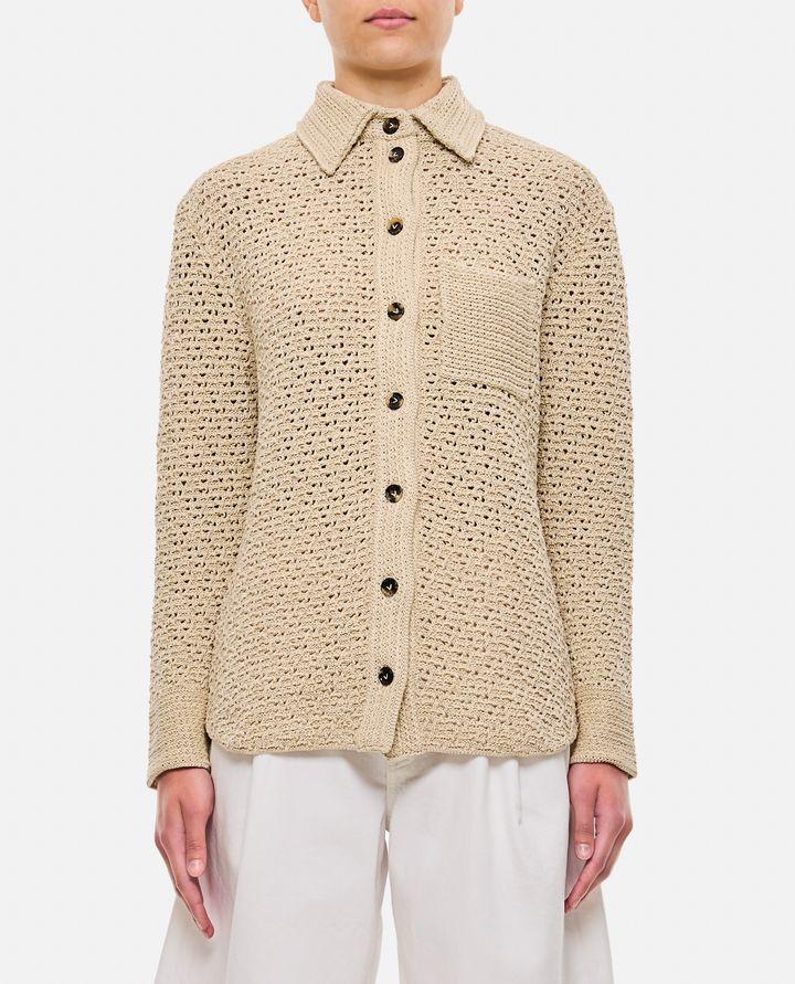 Biffi CAMICIA IN COTONE EFFETTO CROCHET