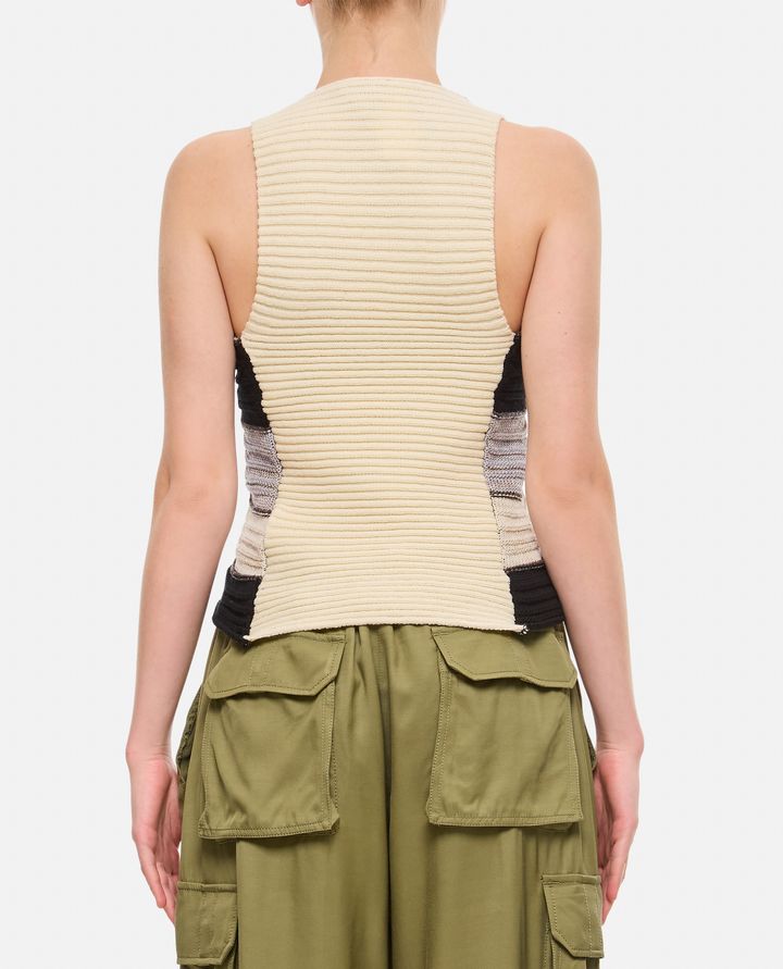 Biffi CROP TOP ORIZZONTALE IN LINO E COTONE Ultimo giorno