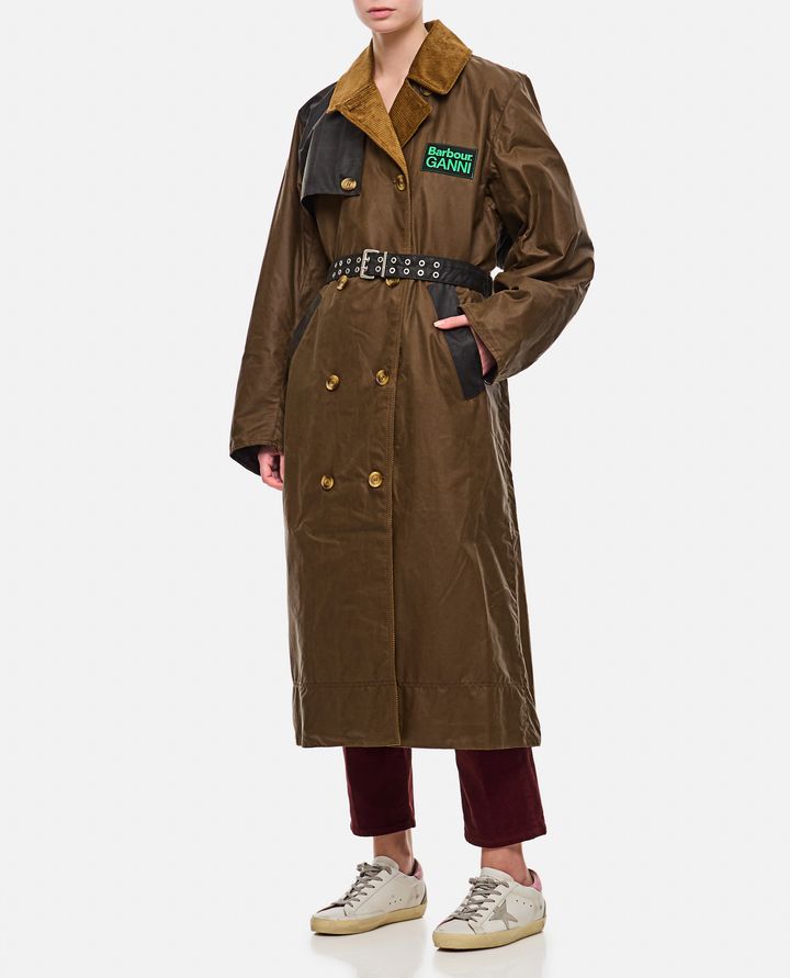 Biffi GANNI X BARBOUR TRENCH In Saldo
