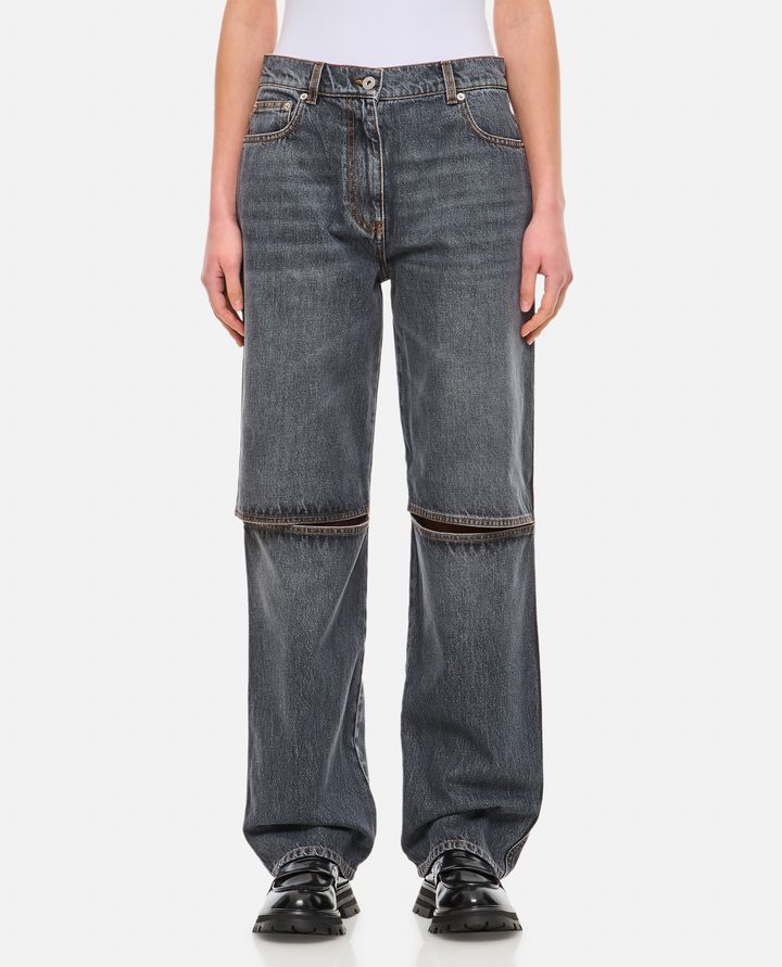 Biffi JEANS CON TAGLIO AL GINOCCHIO