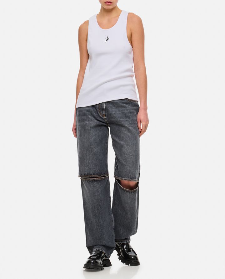 Biffi JEANS CON TAGLIO AL GINOCCHIO Lightning offer