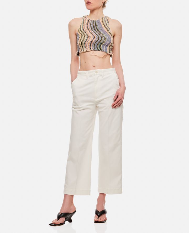 Biffi PANTALONI CHINO A GAMBA LARGA Offerte speciali