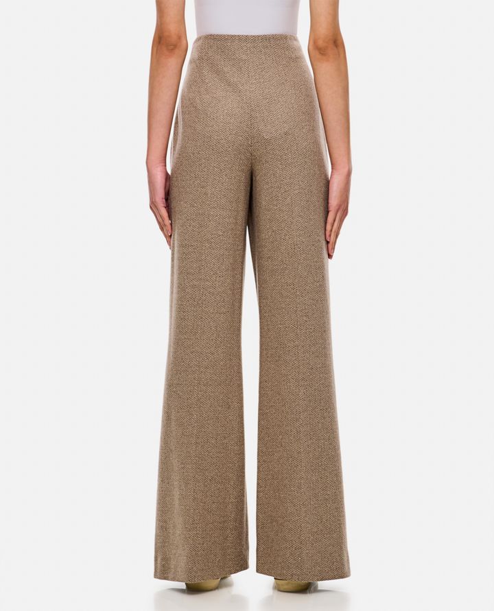 Biffi HERRINGBONE PANTALONI AMPI IN CASHMERE Latest stili