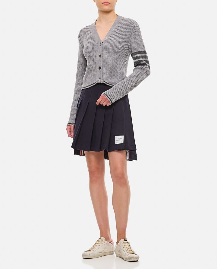 Biffi CARDIGAN NEONATO CON SCOLLO A V A TRECCE IN LANA MERINO Limitato a 3 giorni