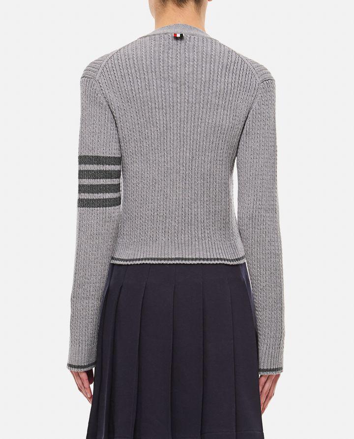 Biffi CARDIGAN NEONATO CON SCOLLO A V A TRECCE IN LANA MERINO Limitato a 3 giorni