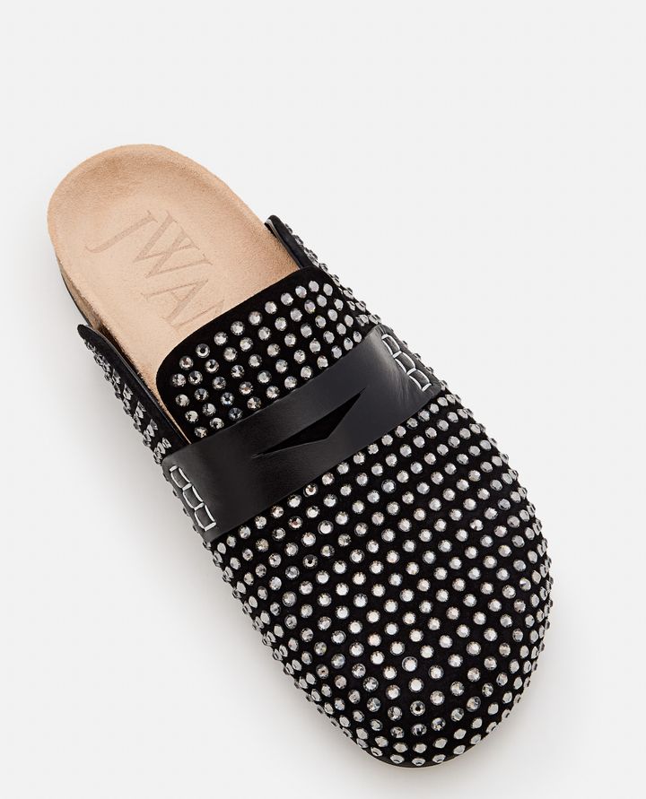 Biffi SUEDE CRYSTAL LOAFER Fino al 55% di sconto