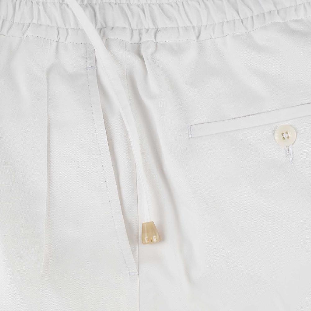 Rubinacci Vintage archive pantalone leisure in cotone bianco 2025