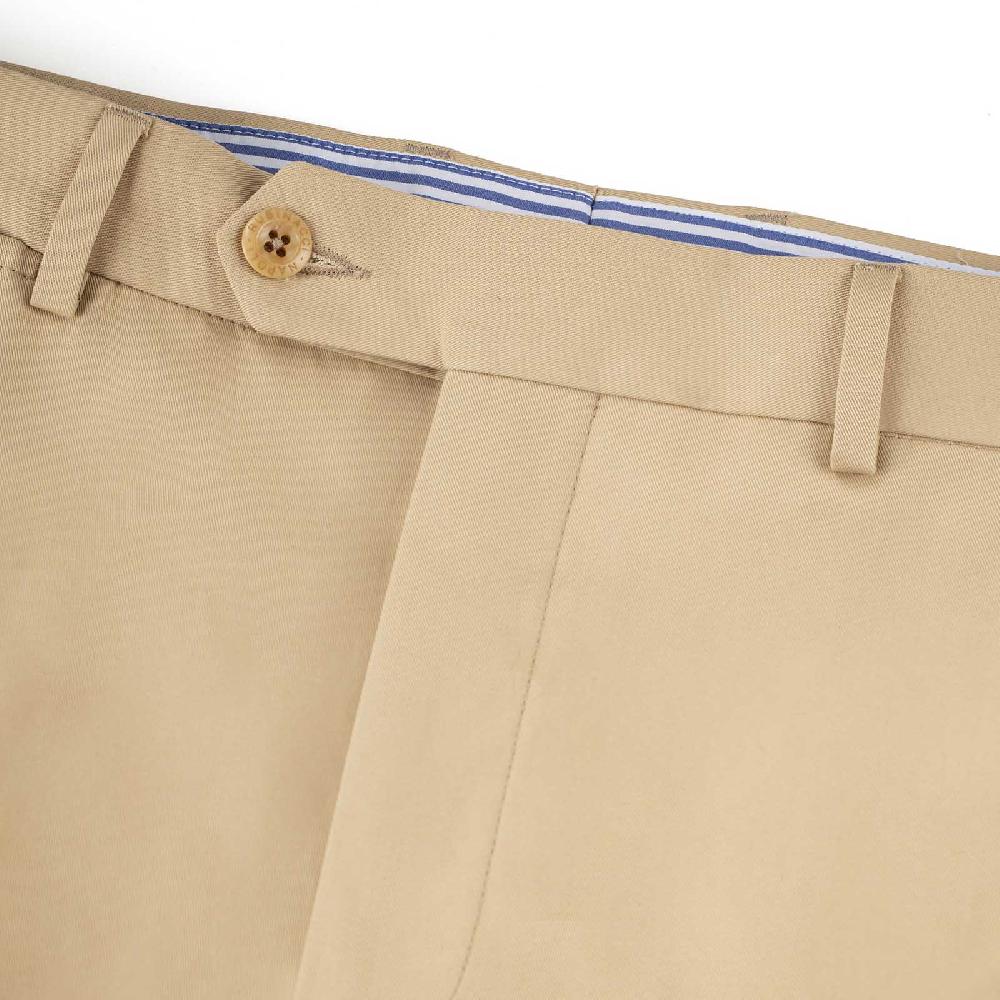 Rubinacci Vintage archive pantalone in cotone beige Promozione