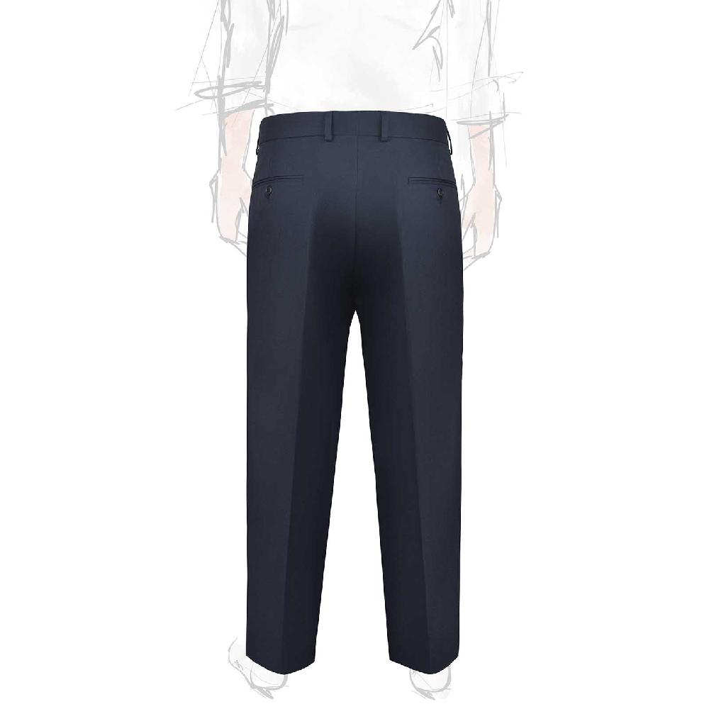 Rubinacci Vintage archive pantalone in cotone blu Spedizione Gratuita