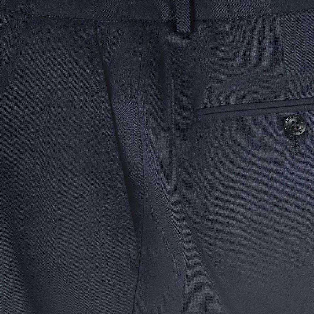 Rubinacci Vintage archive pantalone in cotone blu Spedizione Gratuita
